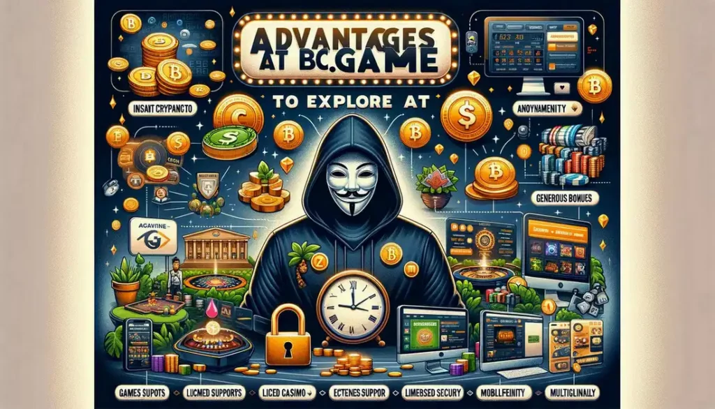 Listing the advantages of the site BC.Game